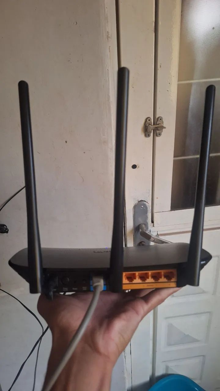Roteador TP-Link TL-WR940N 3 antenas 450Mbps  - Foto 2