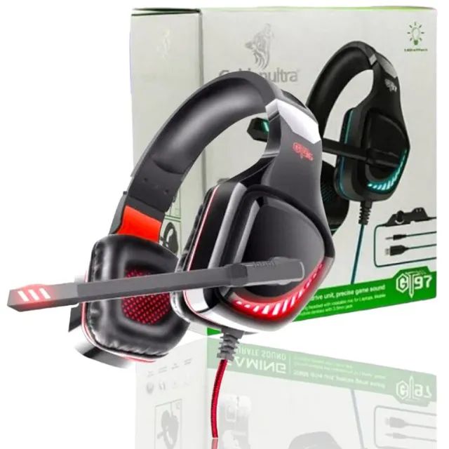 Headset Gamer Com Led GoldenUltra