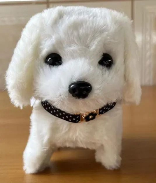 Brinquedo Cachorrinho de Pelúcia que Anda e Late