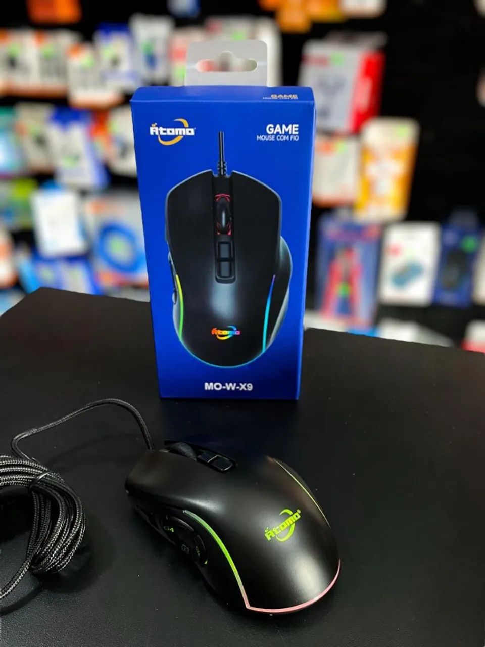 MOUSE GAMER ÁTOMO MO-W-X9 - Foto 3