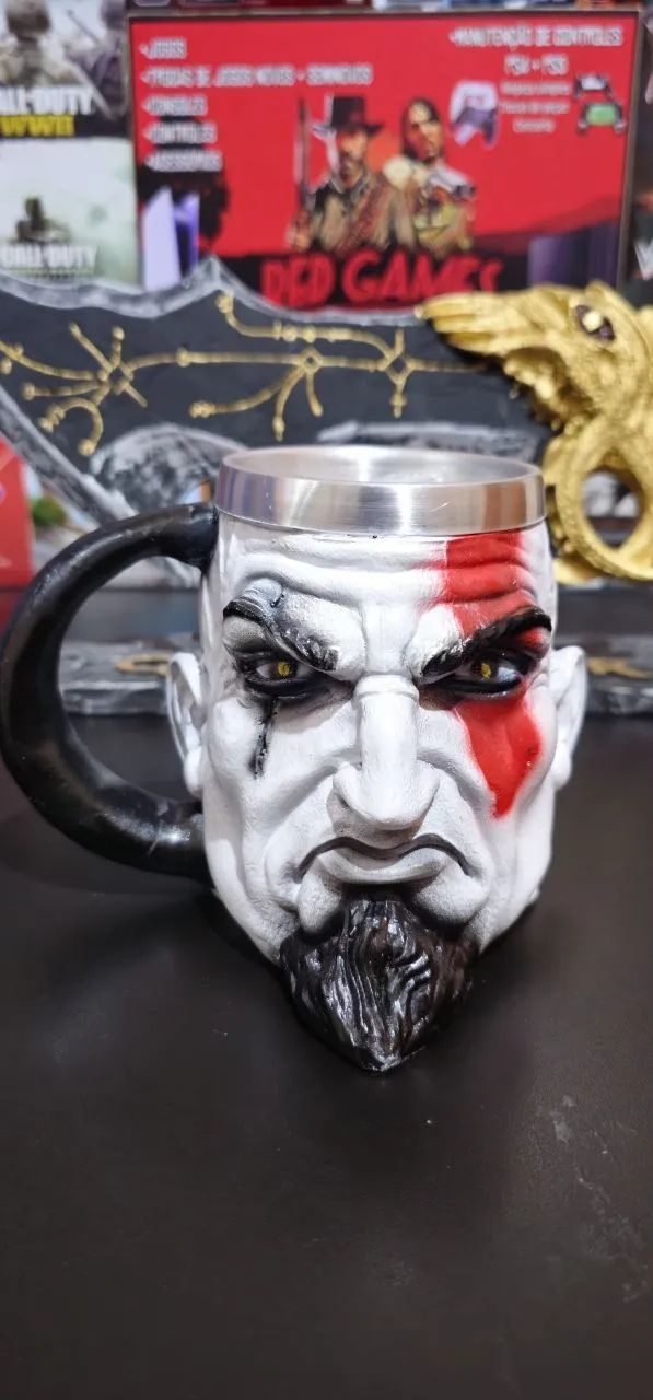 Caneca do God of war kratos - Foto 2