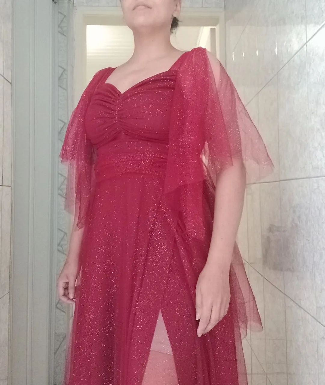 Vestido cor marsala - Foto 4