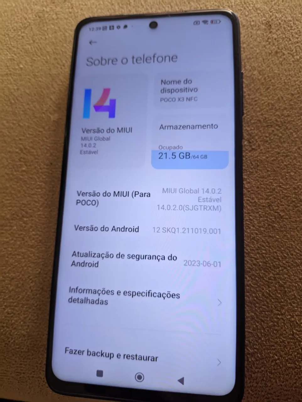 Poco x3 usado 64gb