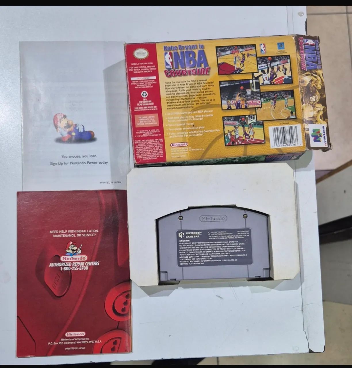 NBA N64 Original completo - Foto 2