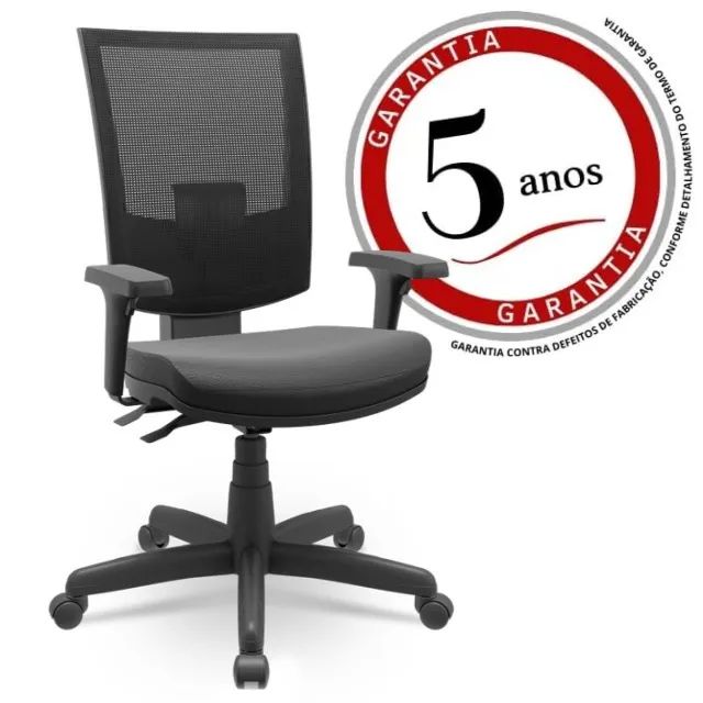  Cadeira Escritório Diretor Tela Flash Back System Conforto Ergonômico Modelo 35626