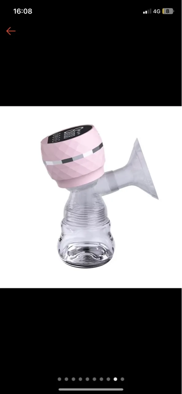 Extrator de Leite Elétrico Portátil Rosa