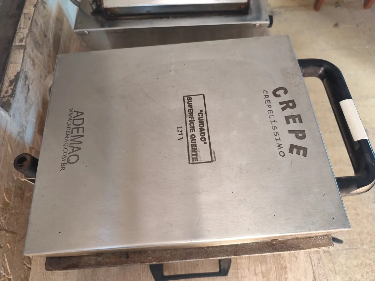Máquina de crepe profissional