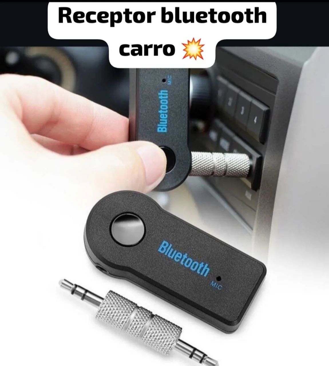 Receptor Bluetooth para Carro - Conecte seu celular!