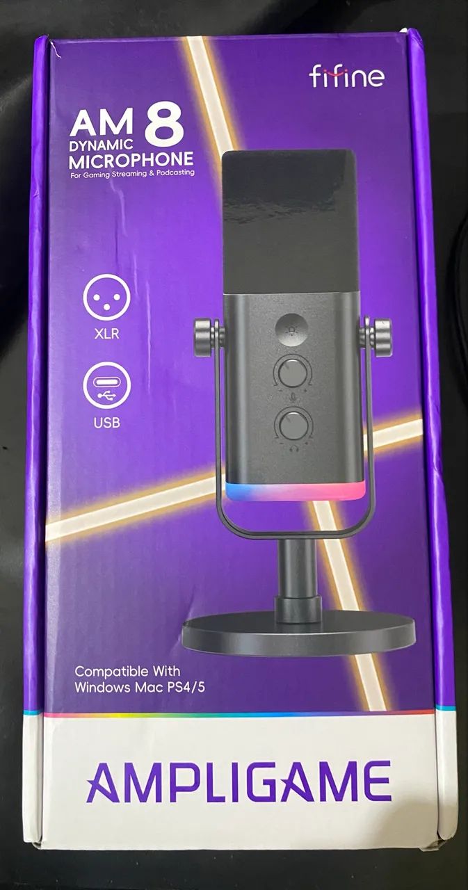 Microfone Fifine AM8 USB/XLR RGB - Foto 3