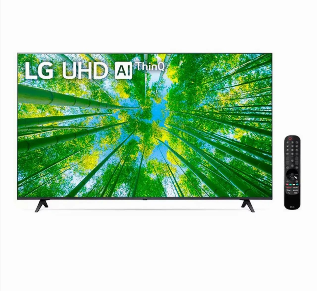 Smart TV 60? LG 4K UHD com AI, Alexa, Smart Magic e ThinQ