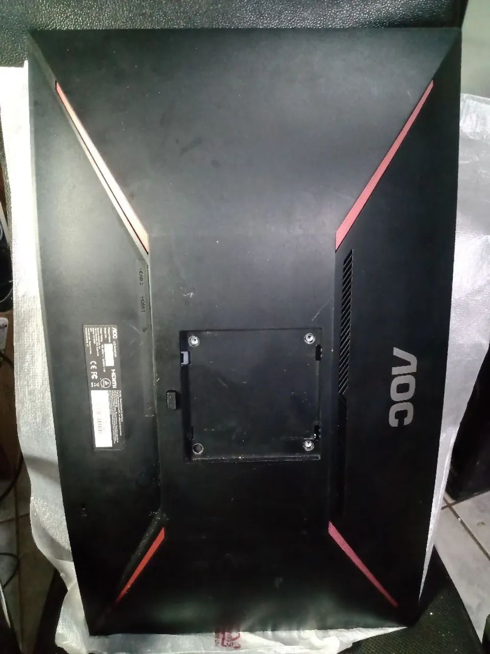 Monitor AOC com defeito. não tem imagem 