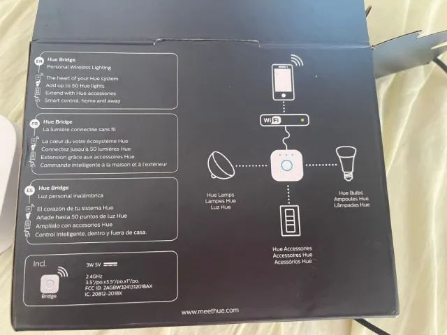 Philips Hue Bridge Hub Conexão Iluminação Inteligente - Foto 3