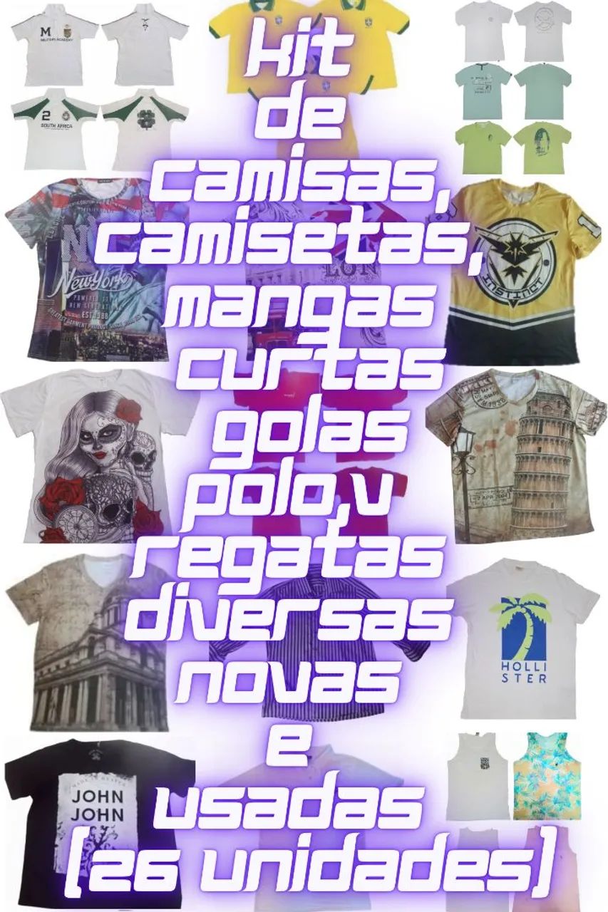 Camisas, Camisetas Diversas
