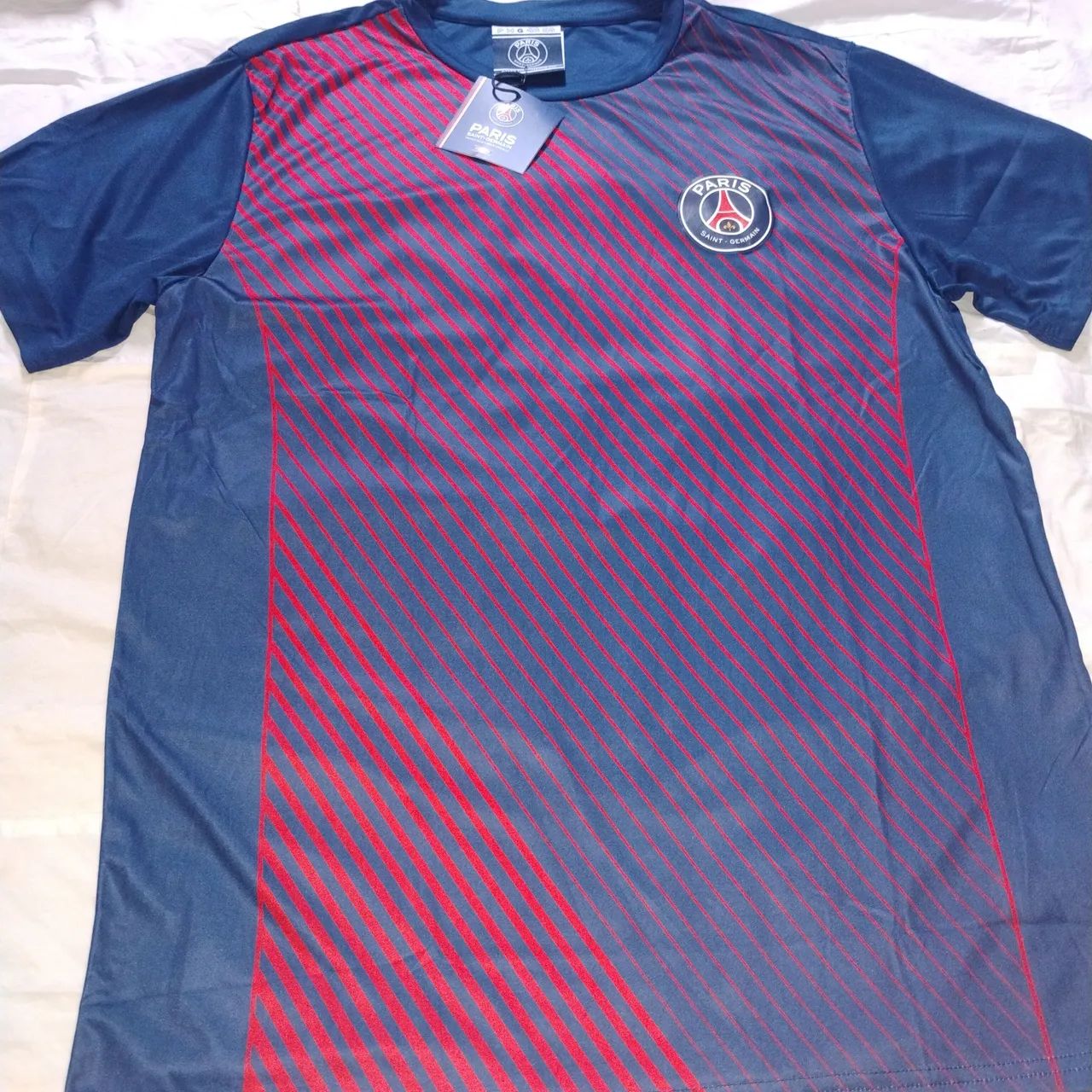 Camiseta PSG Paris Saint-Germain - Azul e Vermelha
