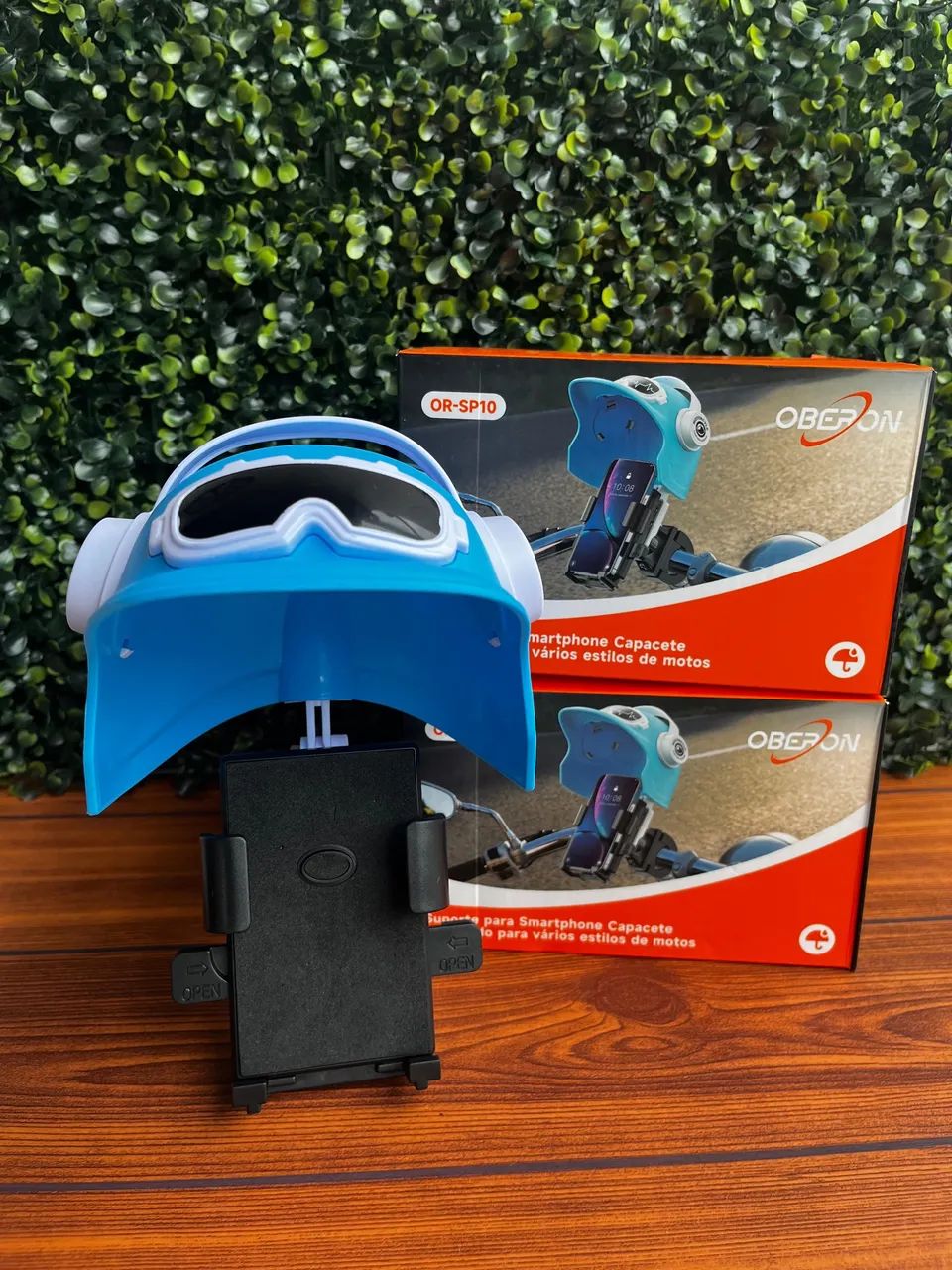 Suporte para moto com proteção solar  - Foto 2