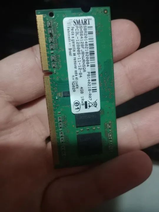Memória RAM 4GB DDR3 SMART