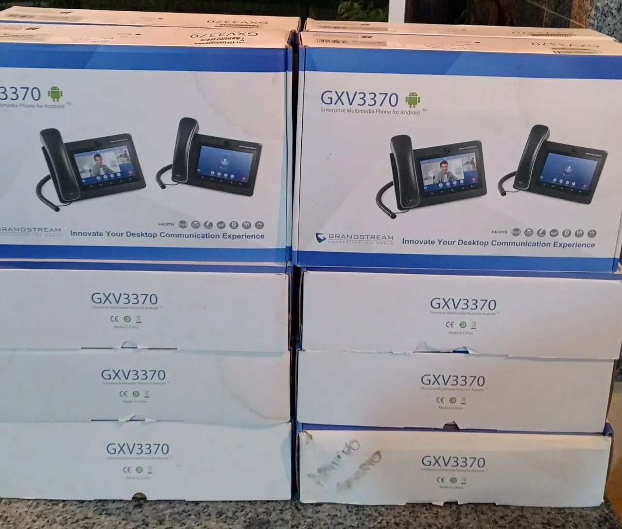 Vendo 6 Telefones Ip Grandstream Gxv 3370 Multimídia 16 Linhas And.7.0, HD, Gigabit. Leia. - Foto 6
