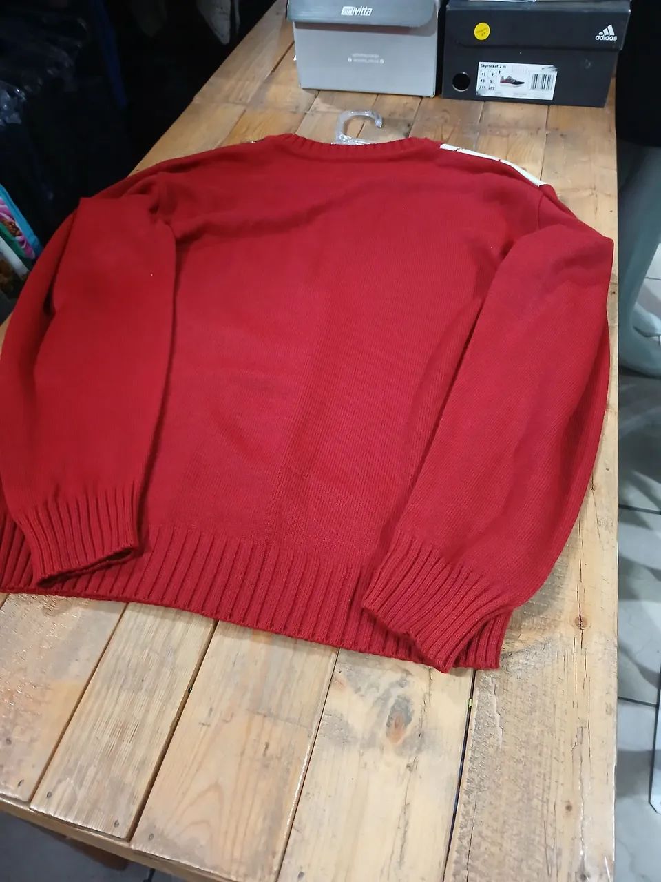 Moletom Msculino vermelho colorido - Foto 4