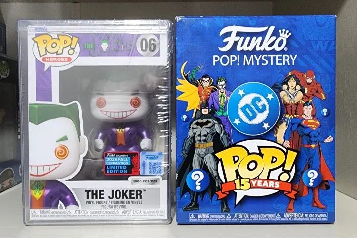 Funko Pop Mystery The Joker Metallic 06 LE 1000 Pcs 2025 Fall Convention