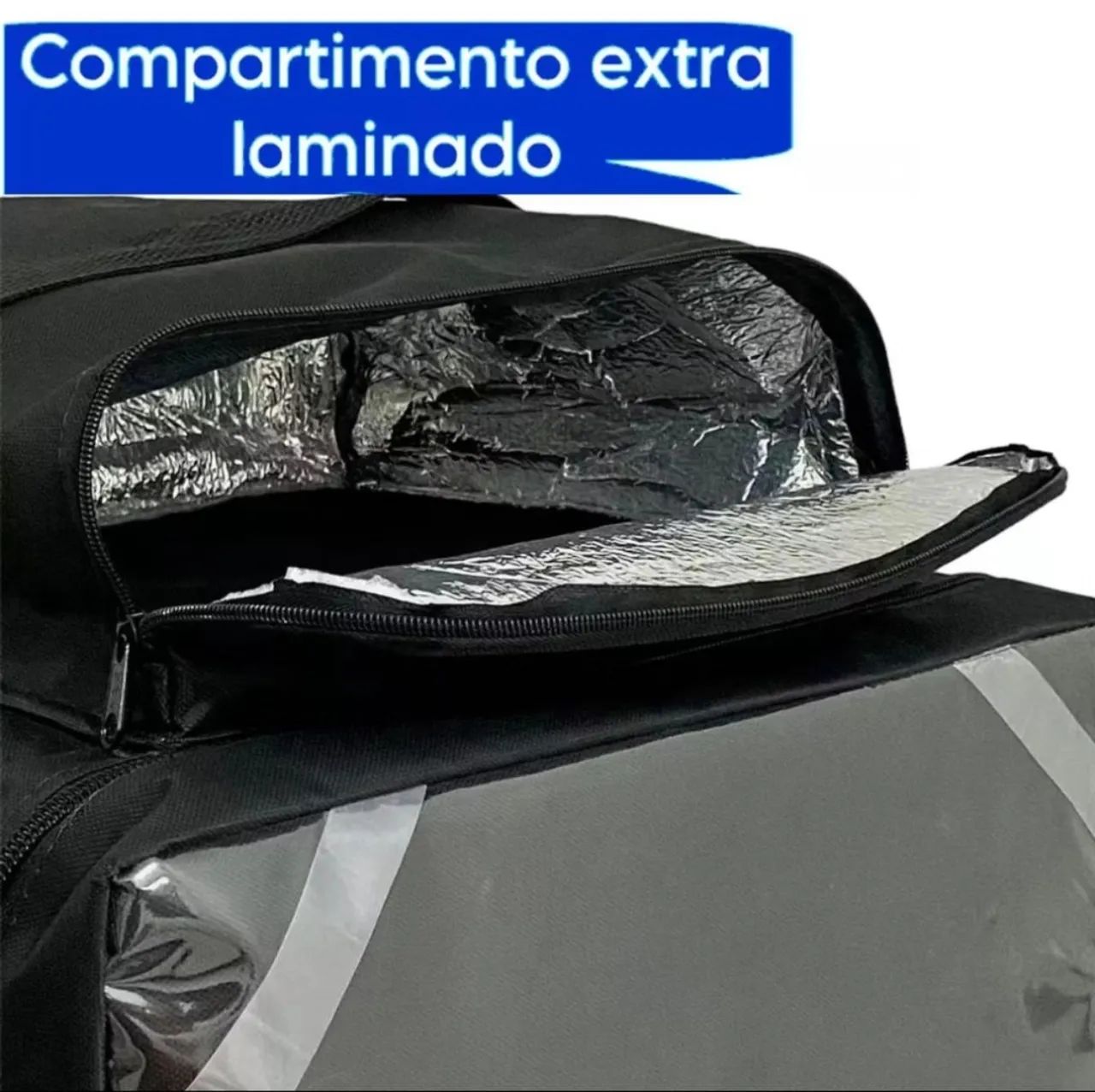 Mochila bag Bolsa Térmica para Delivery e Entregas 45 litros - Foto 3