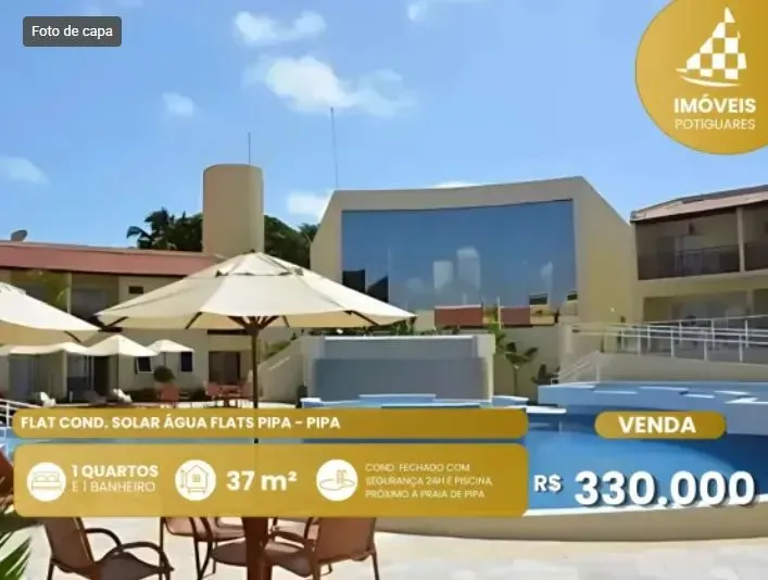 Imóvel para venda com 37 metros quadrados com 1 quarto em Centro - Tibau do Sul - RN