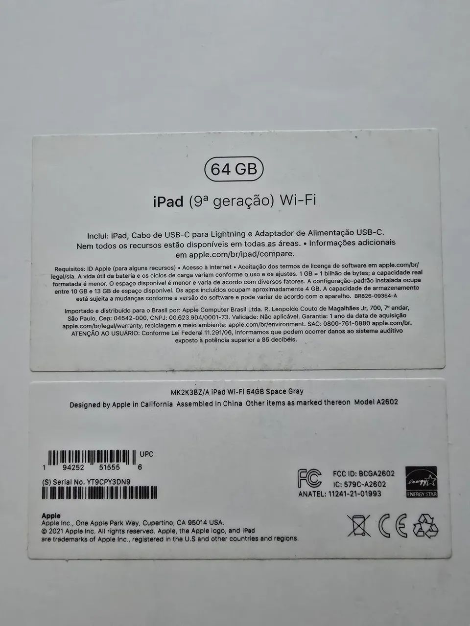 Ipad 9ª Geração 64Gb Cinza Espacial - Foto 3