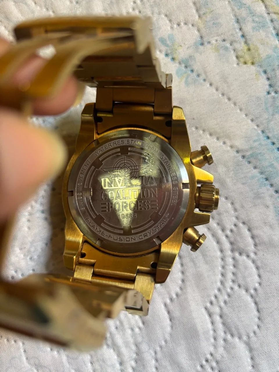 Relógio Invicta Dourado Cronógrafo - Foto 2