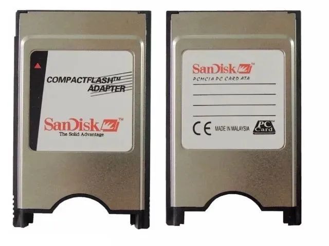 Adaptador Pcmcia Cf Compact Flash Sandisk - Foto 3