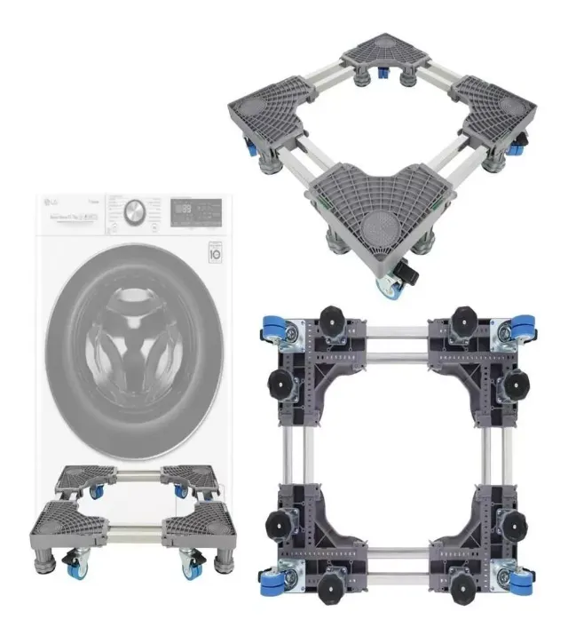 Base/Suporte para Eletrodomésticos (Máquina de Lavar Roupas, Louças, Geladeira,...)