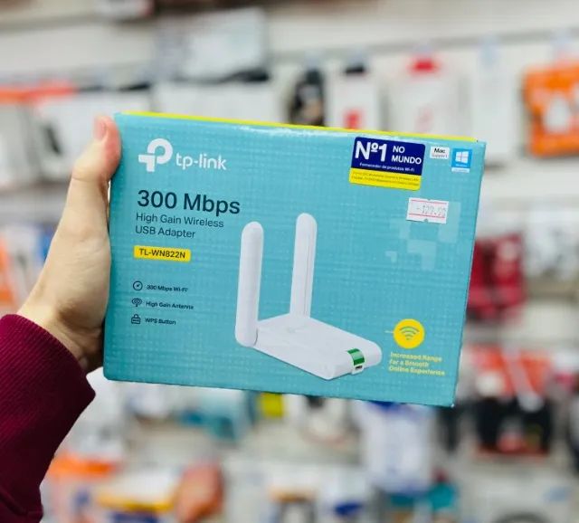 Adaptador Usb Wi Fi 300Mbps Com Antenas
