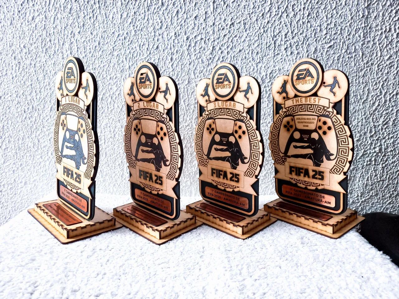 Troféu FIFA 25 Personalizado em MDF - Foto 2
