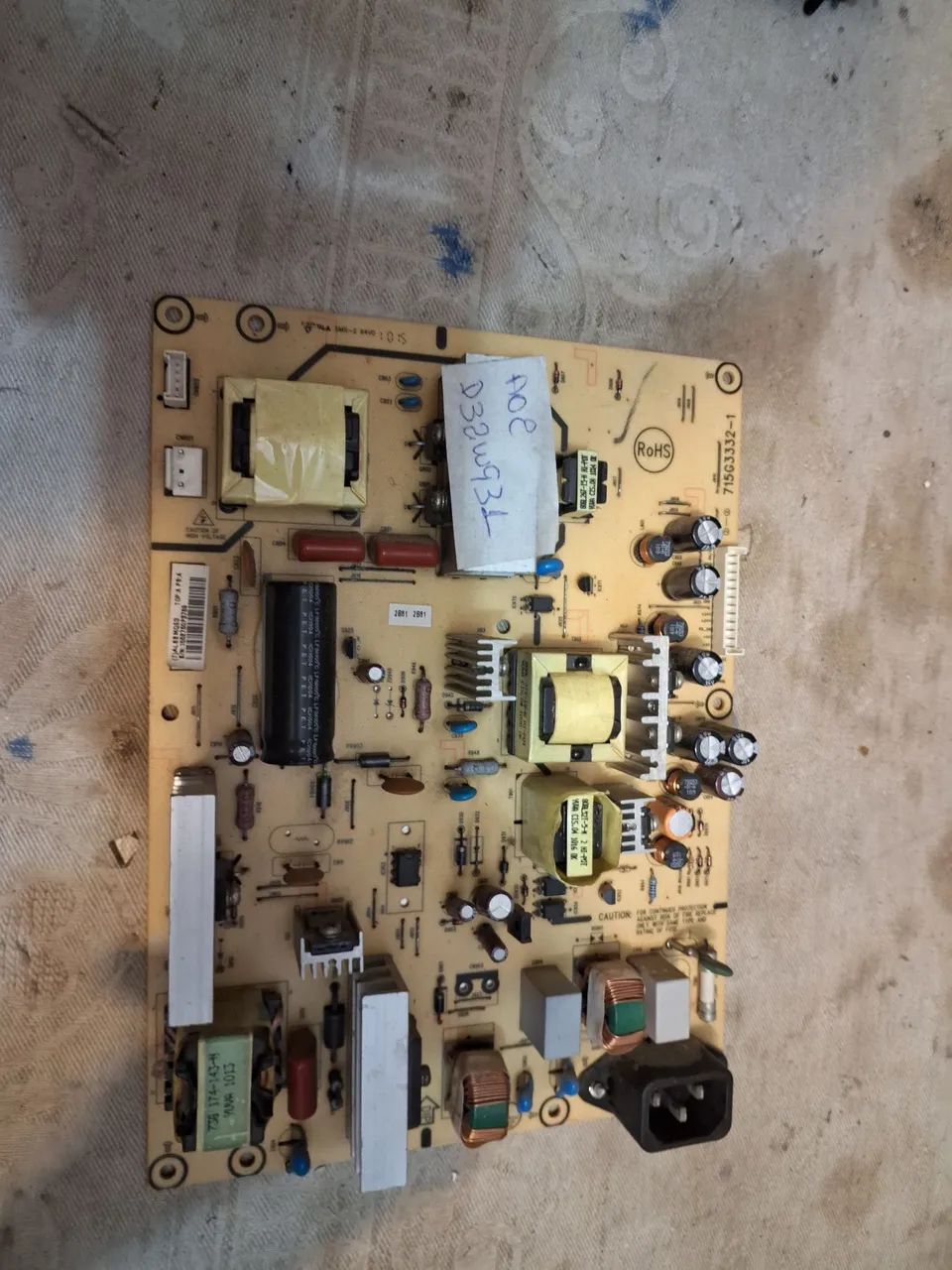 Placa fonte aoc de d32w931