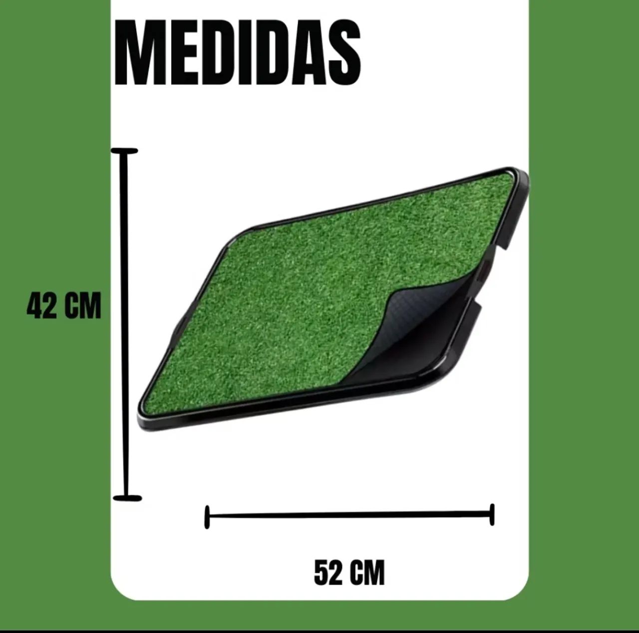 Tapete de Grama Sintética Sanitário Canino - Foto 3