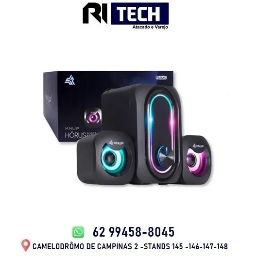 Caixa De Som 2.1 para PC/Notebook Multimidia 11W HÓRUS KP-RO827