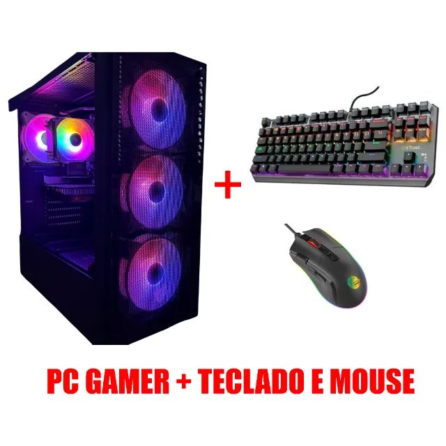 PC GAMER I5 + TECLADO MECANICO E MOUSE GAMER