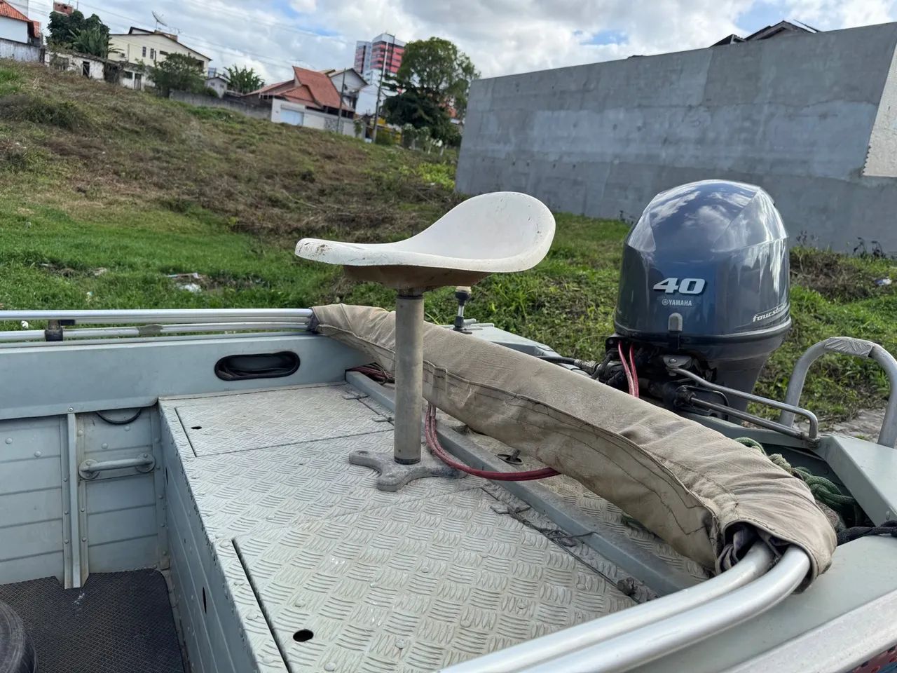 Lancha de alumínio Mogi Mirim Amazonas 600S, 6mts, plataformada, com motor Yamaha 40hp 4t - Foto 14