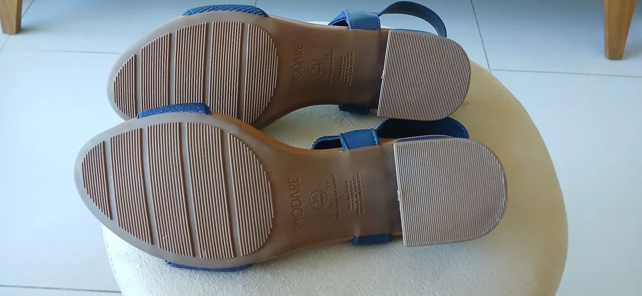 Sandálias Modare ultra conforto feminina.  - Foto 4