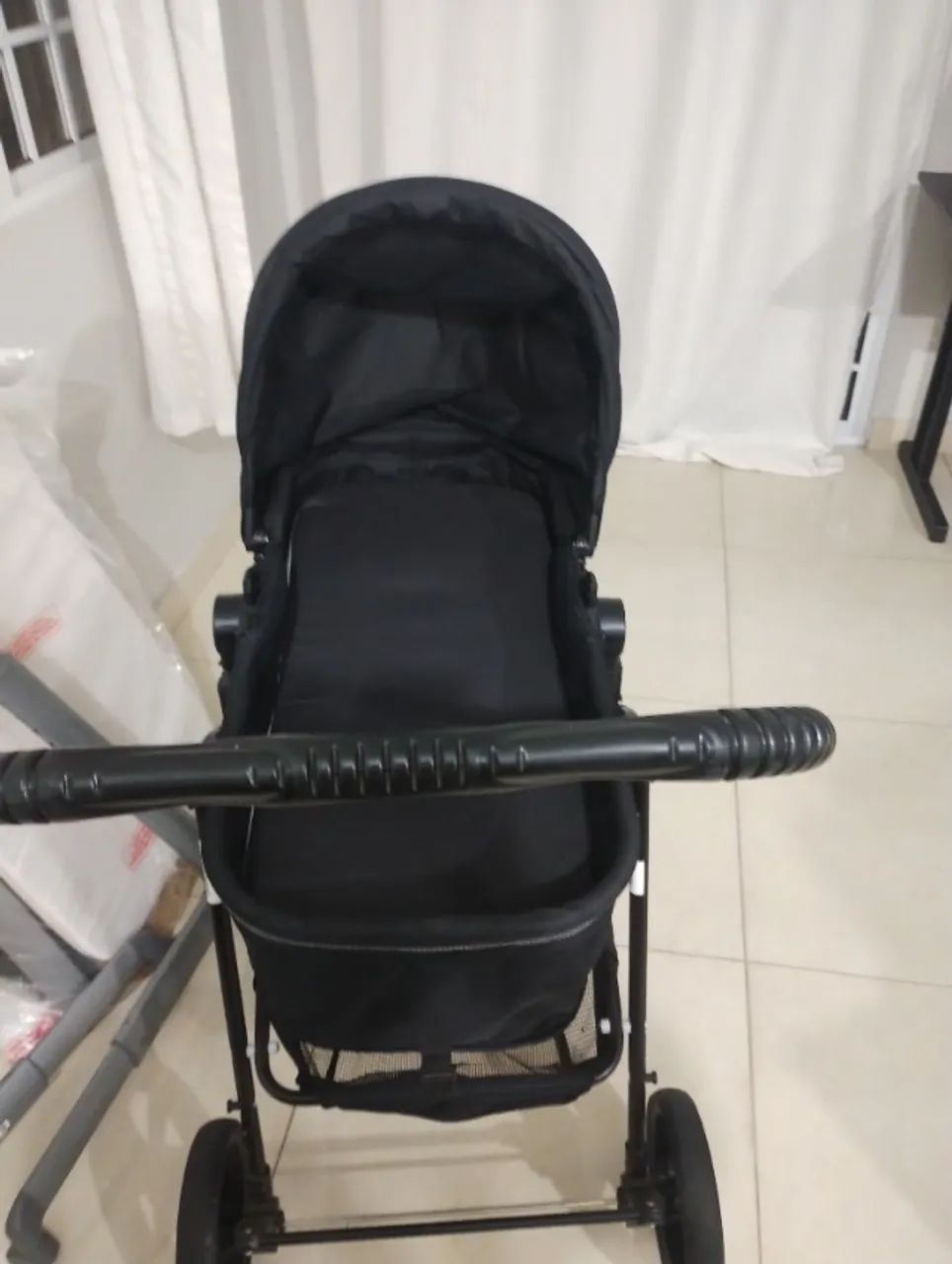 Desapegando! Tudo por R$ 700: carrinho 3 em 1 + berço + cadeirinha - Foto 5