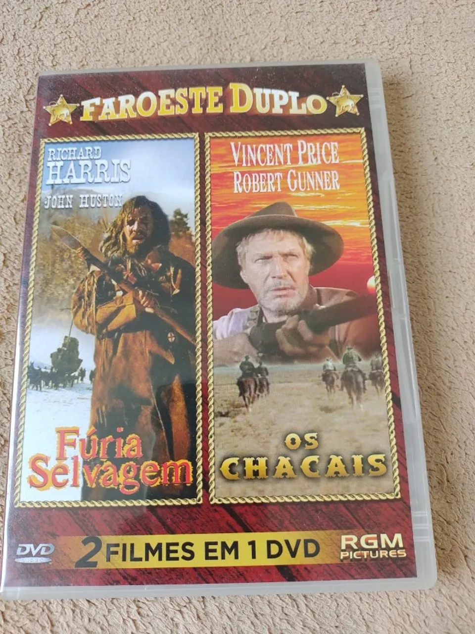 DVD Fúria Selvagem / os Chacais
