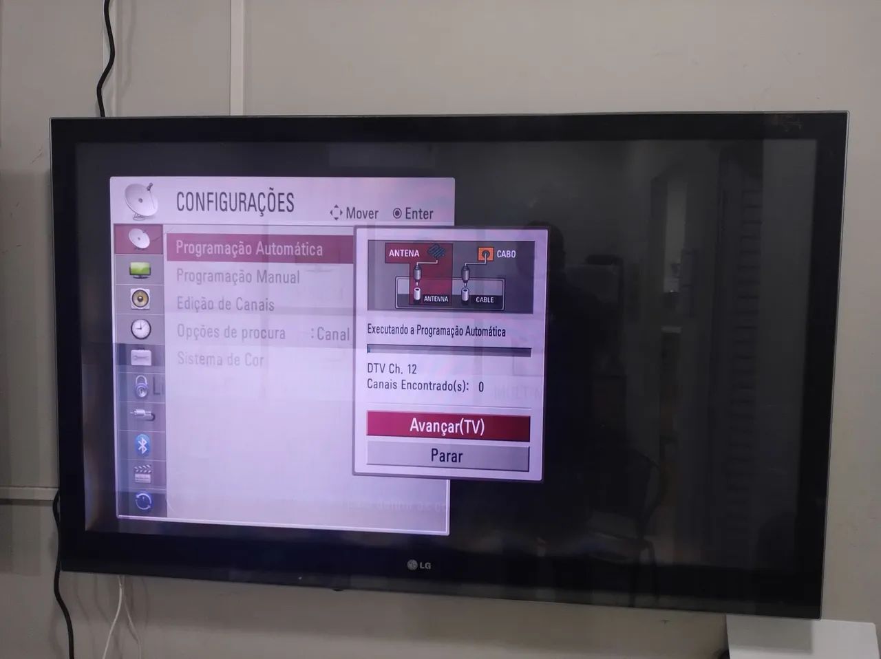 TV LG Plasma 47" (Leia antes)