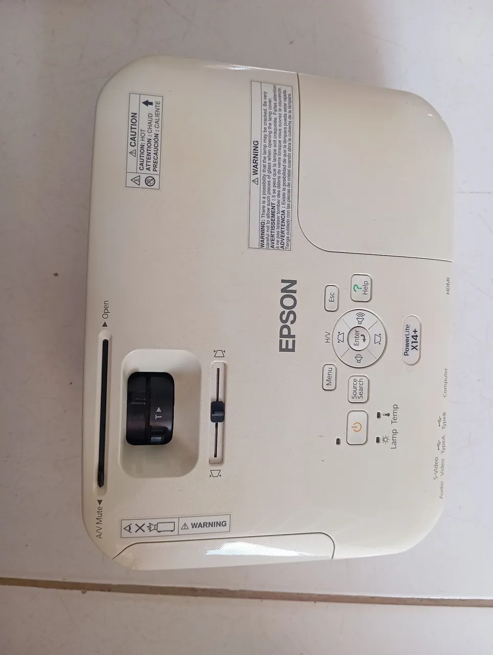 Projetor Epson PowerLite X14+