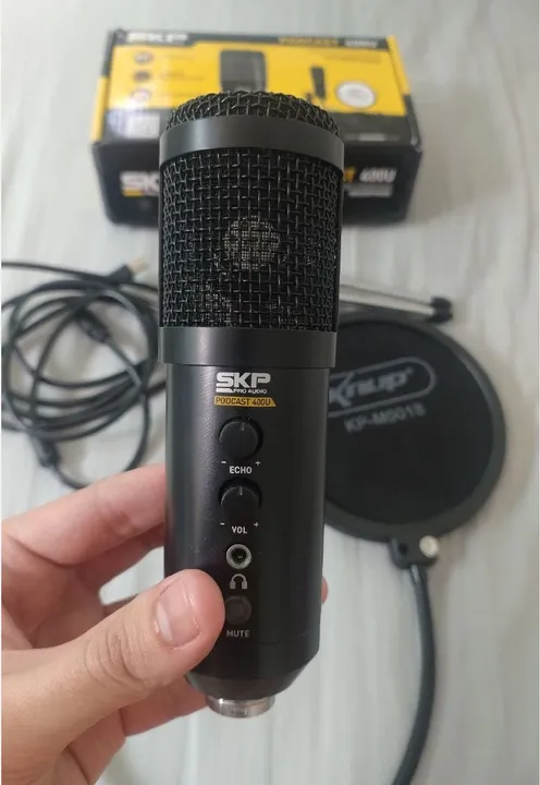 Equipamento de Podcast Profissional