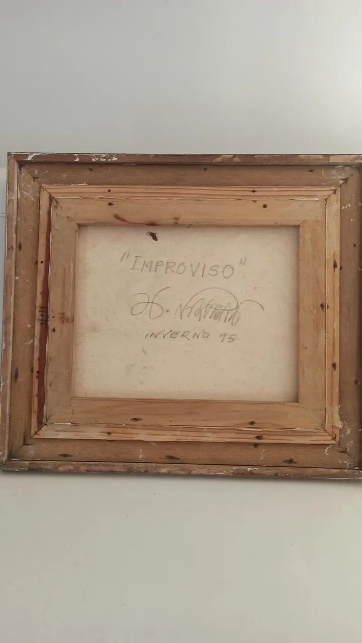 Quadro": Improviso" do autor H.Neguinho. - Foto 4