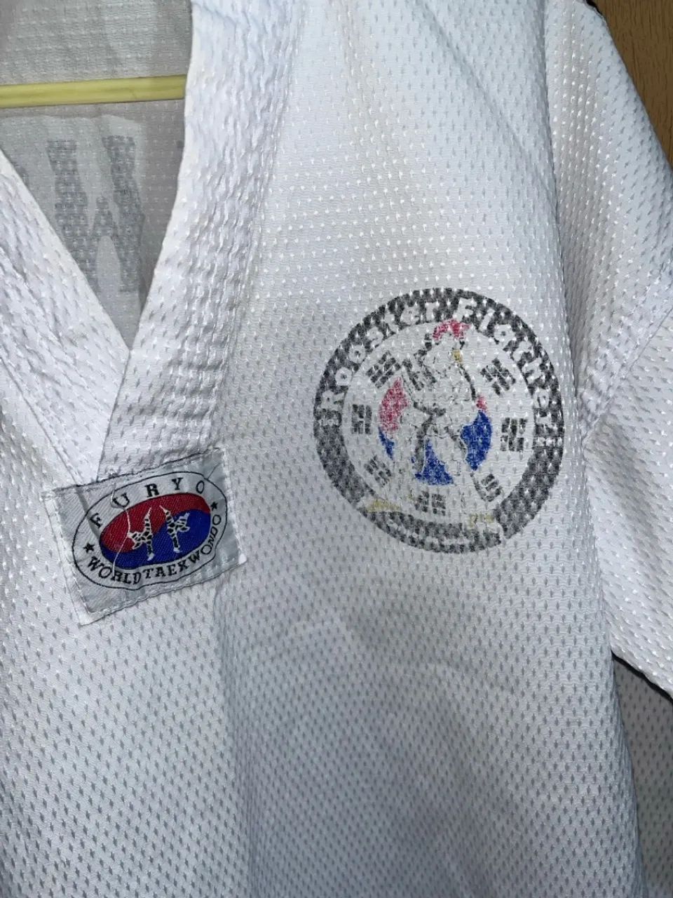 Blusa Kimono Taekwondo Rooster - Branco - Foto 3