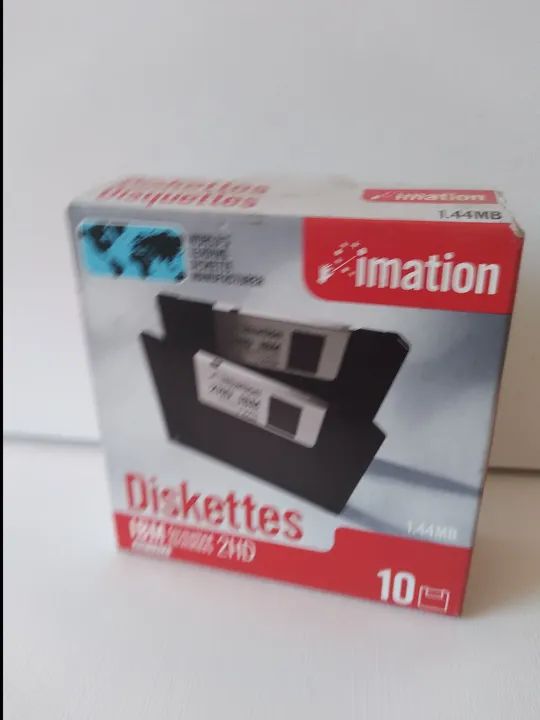 Disquetes IBM 2HD  1.44MB. 10 peças  - Foto 2
