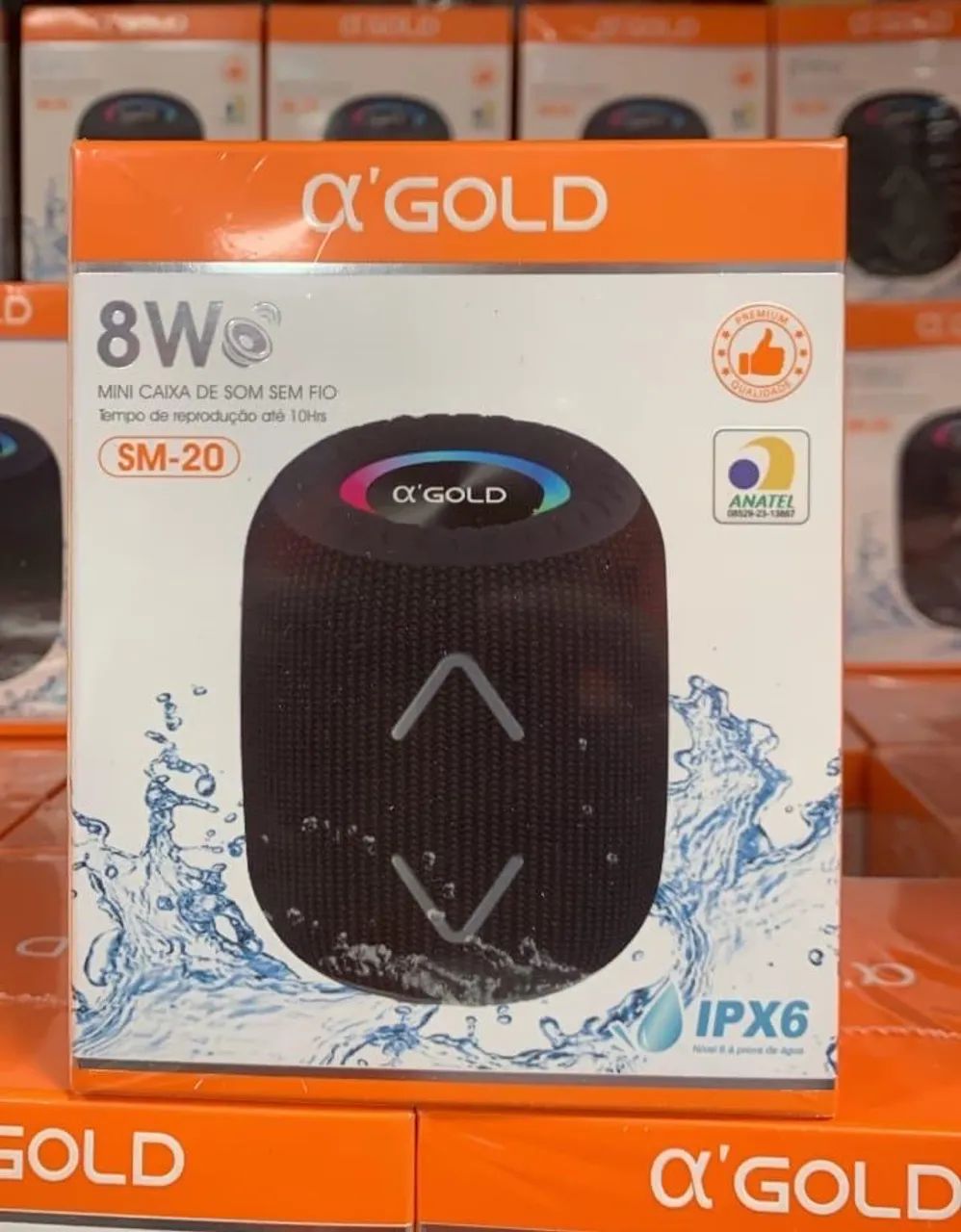 Caixa de Som Bluetooth Q'Gold Impermeável - Foto 4