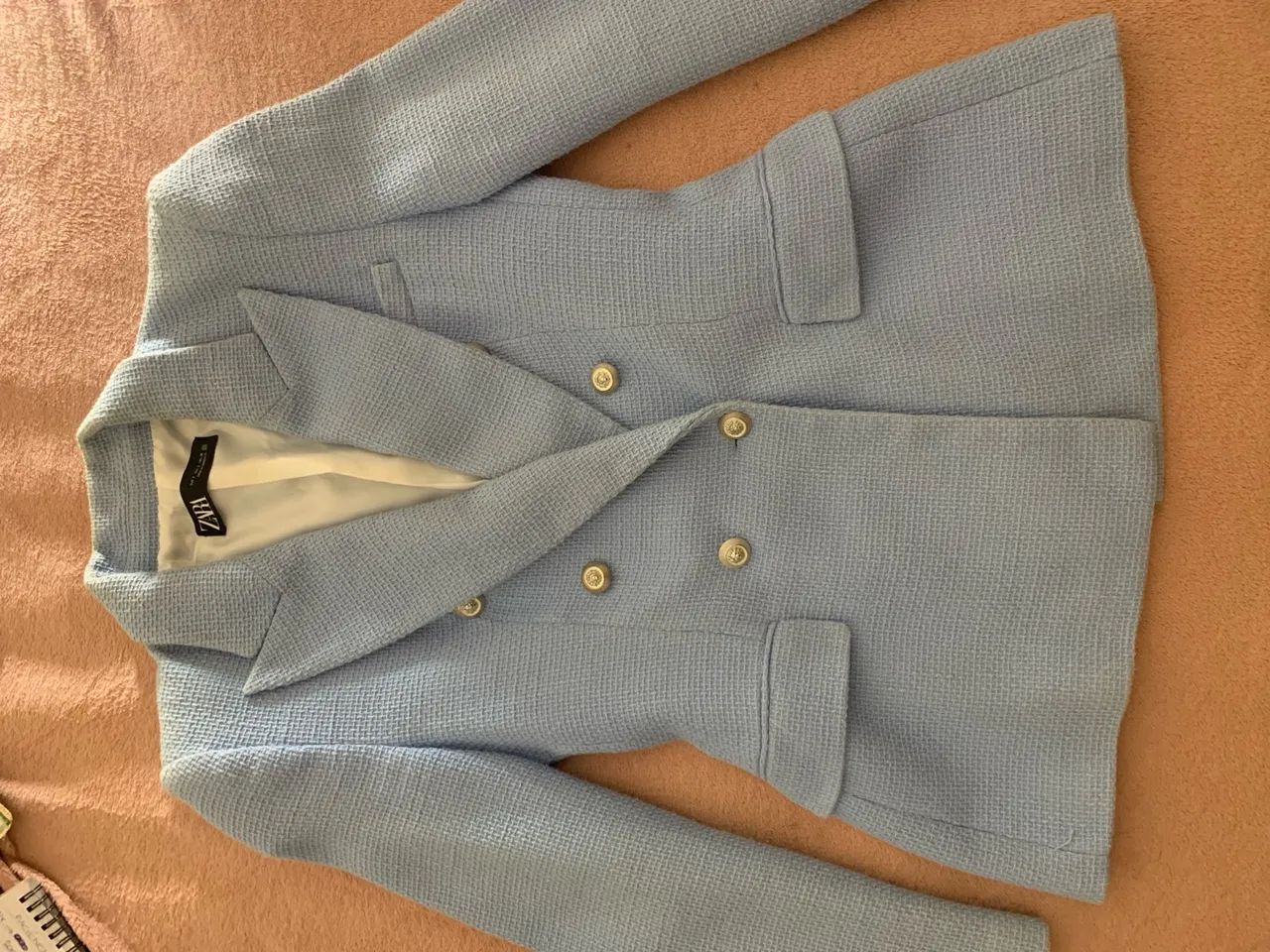 Blazer luxo acinturado Zara - tamanho P