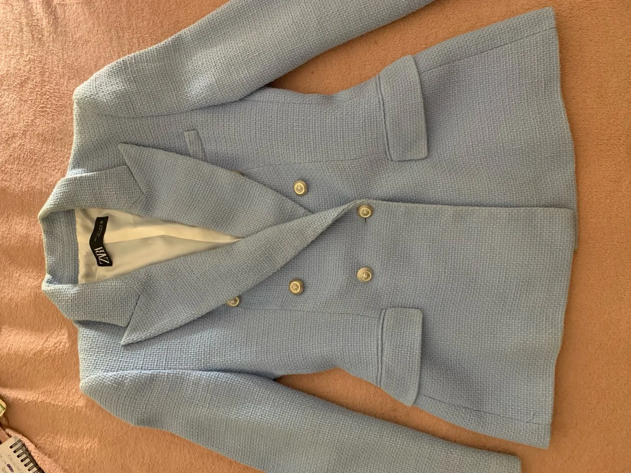 Blazer luxo acinturado Zara - tamanho P