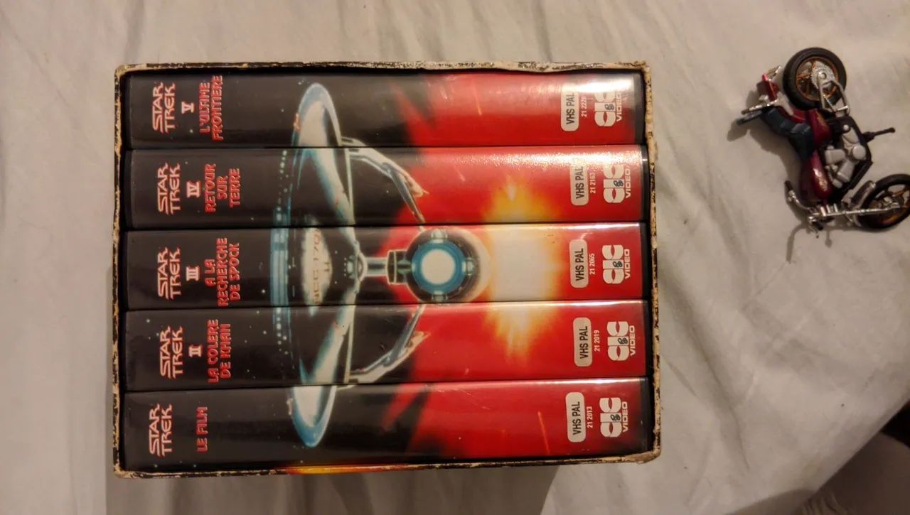 Star Trek VHS coleção 
