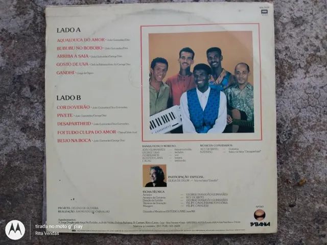 Vinil, Lp, Disco, Feitiço Moreno, vinil está zerado, sem marcas - Foto 4